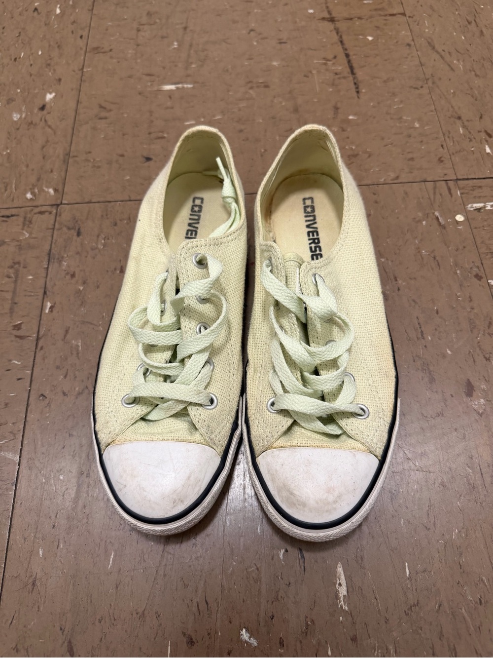 Converse Dainty Low-Top Textured Pastel Green Canvas Sneakers